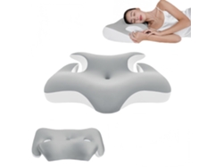 Almohada De Espuma Viscoelástica Para El Cuello, Almohada Ortopédica Ergonómica, Almohada De Soporte De Seda Helada, Gris Gertiz