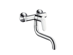HANSGROHE Focus M41 monomando Mezclador de cocina, montaje en pared Lowspout, 1 chorro, cromado,