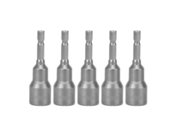 5 Brocas Magnéticas Hexagonales De Acero Galvanizado De 14 Mm Para Destornillador Eléctrico.