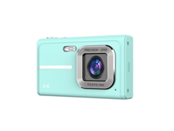 Mini Cámara Digital 4k Con Enfoque Automático Y Zoom 16x Cámara Ccd Portátil Para Estudiantes Color Azul Gertiz