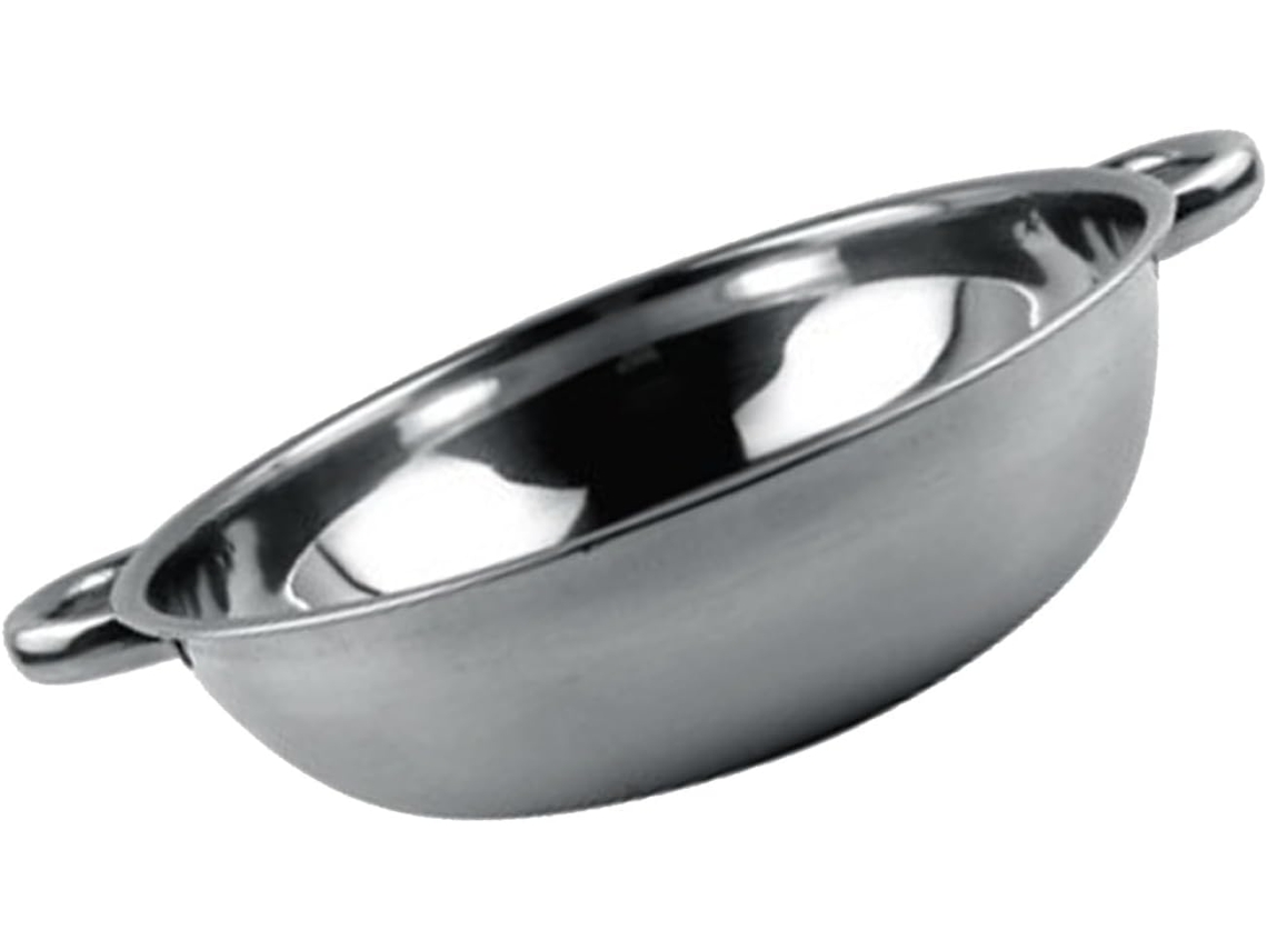 Sartén eléctrica redonda de acero inoxidable de 34 cm, Fast Slowmoose