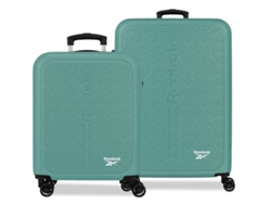 Juego de maletas Reebok Boston color turquesa (46x65x25cm, 91l)