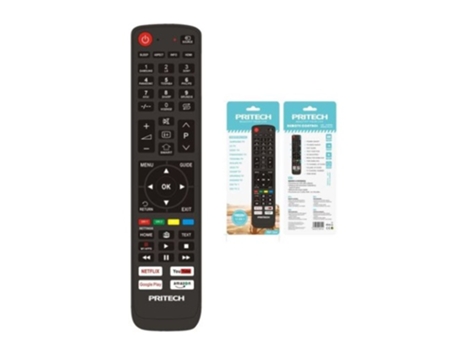 Control remoto universal para televisión, PRITECH PBP-564 NEGRO