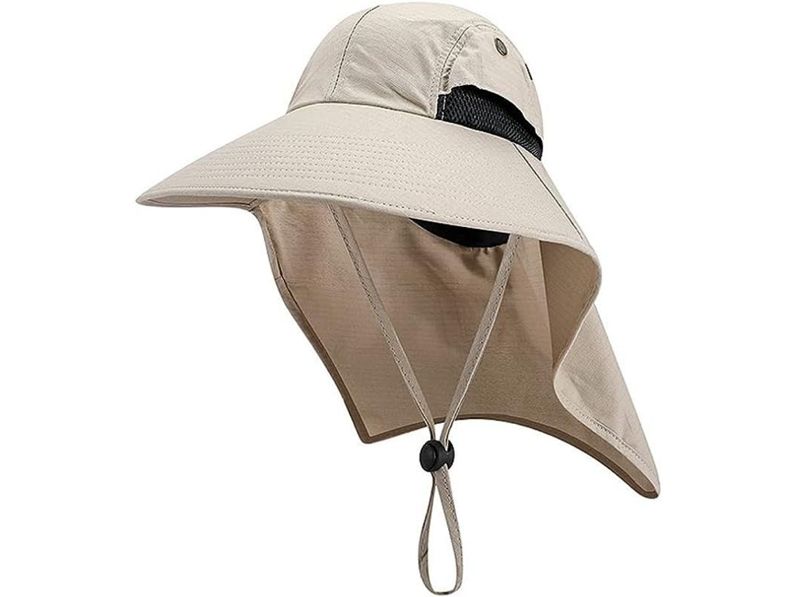 Sombrero De Sol Para Mujer Con Aleta De Cuello, Sombrero De Jardinería Con Alas Anchudas Para Hombre Upf 50+ Protección Uv