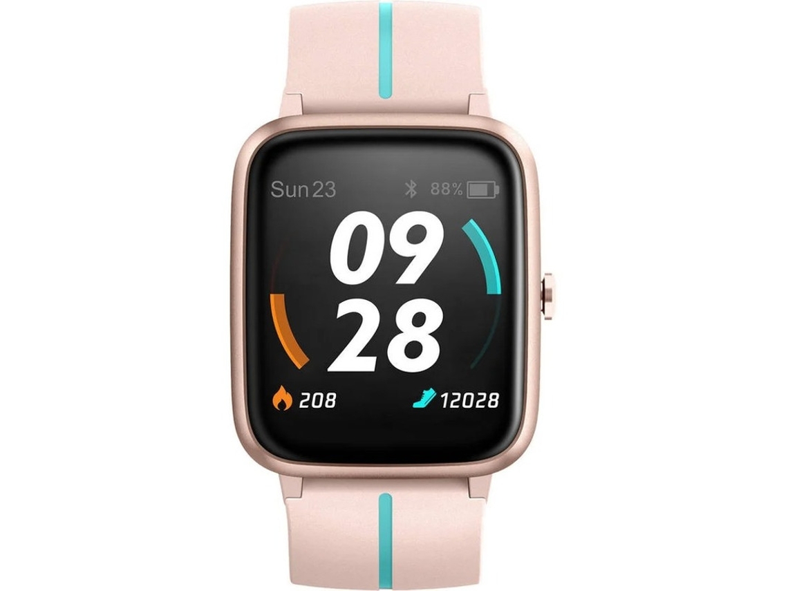 Reloj inteligente con GPS y monitor de actividad física con monitor de frecuencia cardíaca Yizhood (rosa)