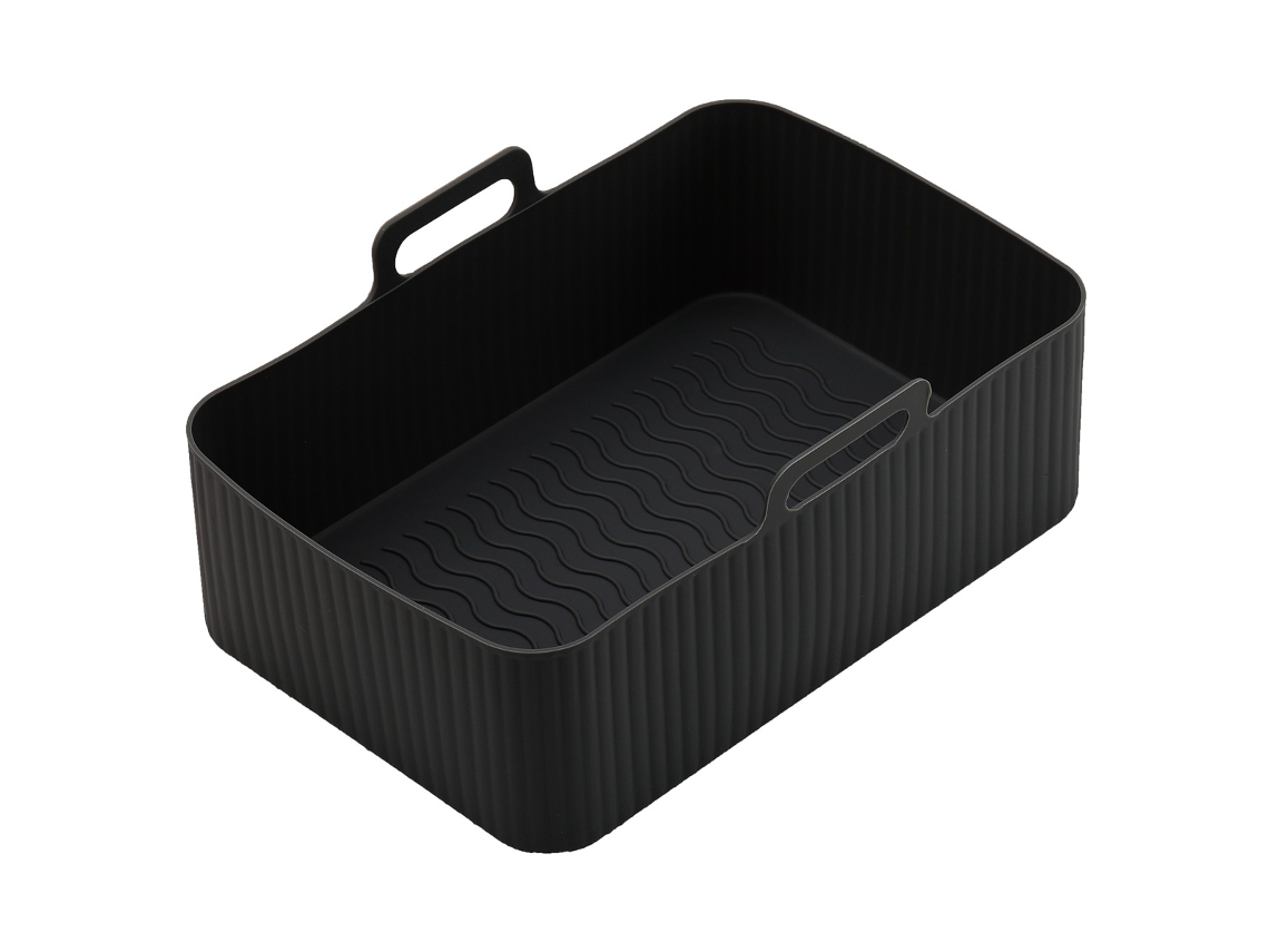Revestimientos de silicona para freidora de aire, almohadilla reutilizable para cocinar, antiadherente, resistente al calor, fácil de limpiar.