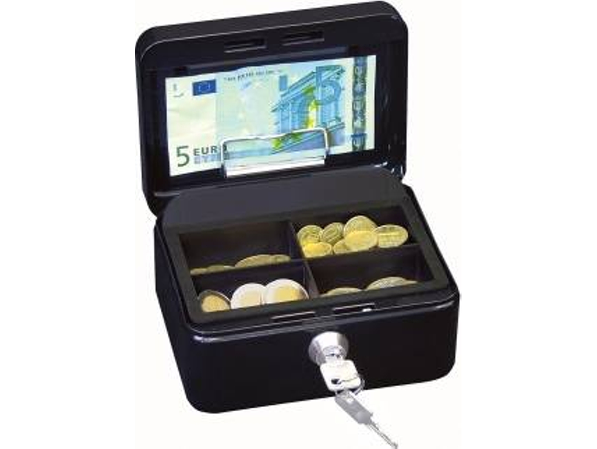 Caja Fuerte WEDO 145121H Negro (152x115x80mm - Acero)