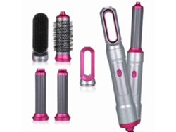 Vlrla-5-in-1 Hot Air Comb Para Reto Curly Cabelo Styling
