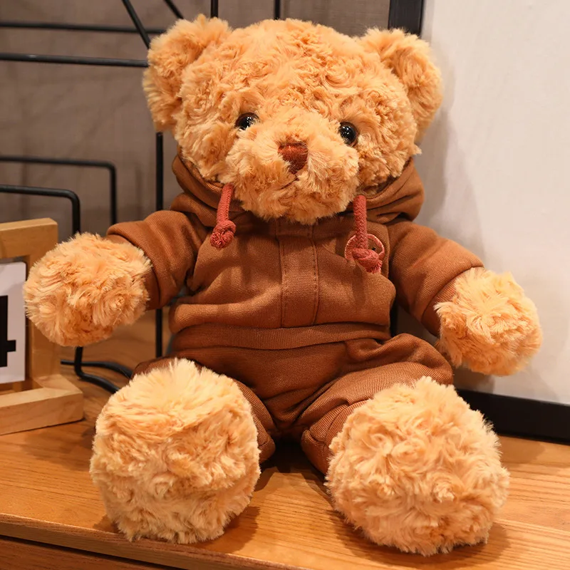(2 X 38 Cm) Urso De Pelúcia Animado E Fofo, Boneco De Pelúcia