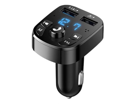 Transmisor FM Bluetooth Reproductor Mp3 Coche