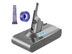 Acessórios de Aspirador Adaptador de batería V8 de 21,6 V + prefiltro + posfiltro de repuesto Batería V8 Absolute V8 Animal V8