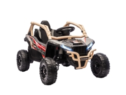 Utv Eléctrico Infantil 12v 2 Motores 25w Mando 2.4g 100x64x56 Amarillo