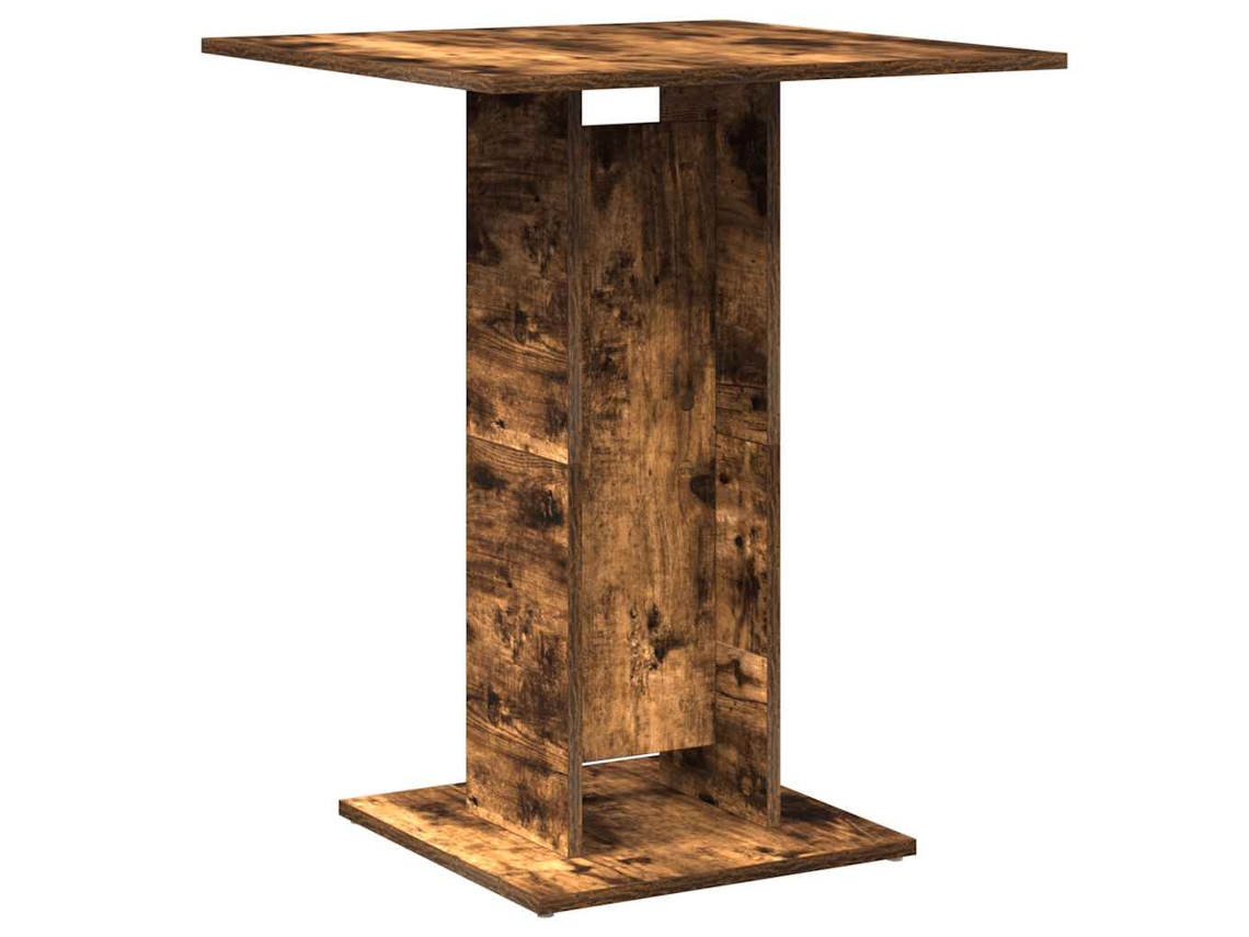 Mesa de bistró en derivados de madera de roble ahumado MAISON EXCLUSIVE (60x60x75 cm)