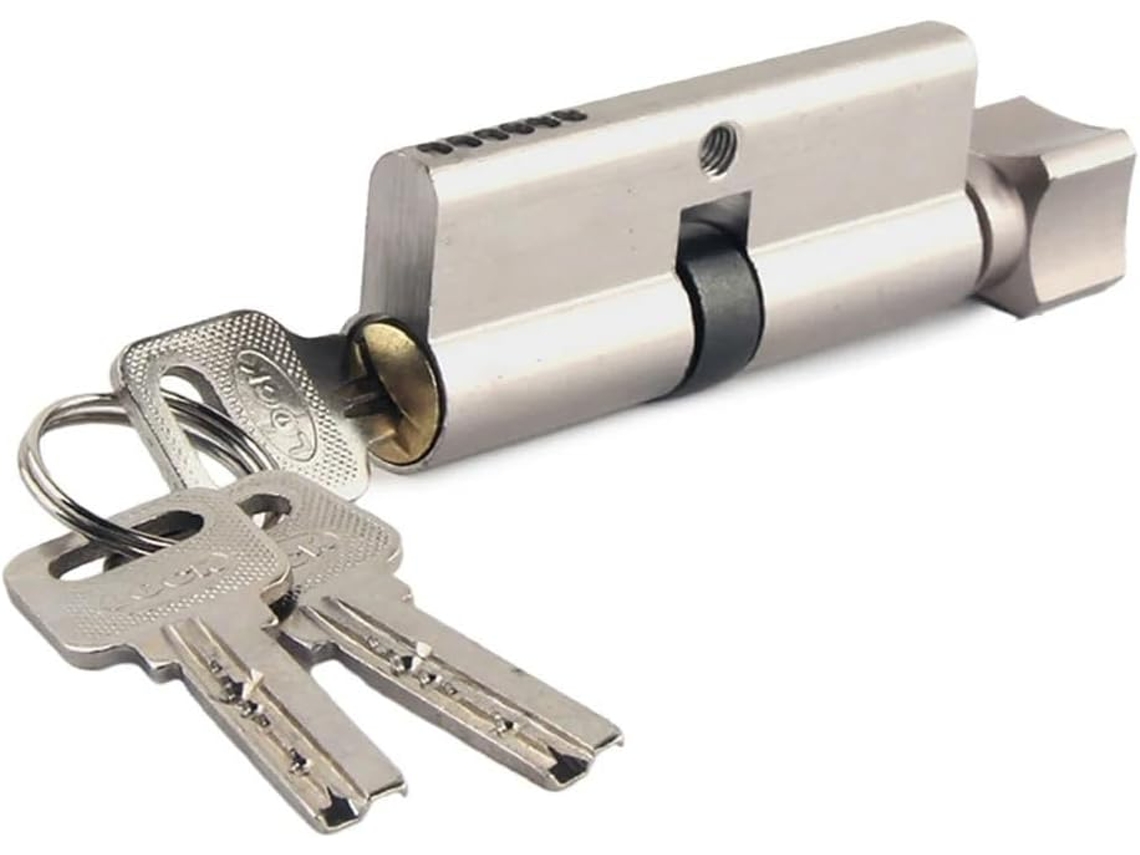 Cerradura De Puerta Con Cilindro 70 Mm, Seguridad, Protección, Llave