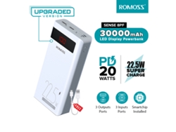 Batería Portátil (capacidad 30000mah, Carga Rápida 22.5w)