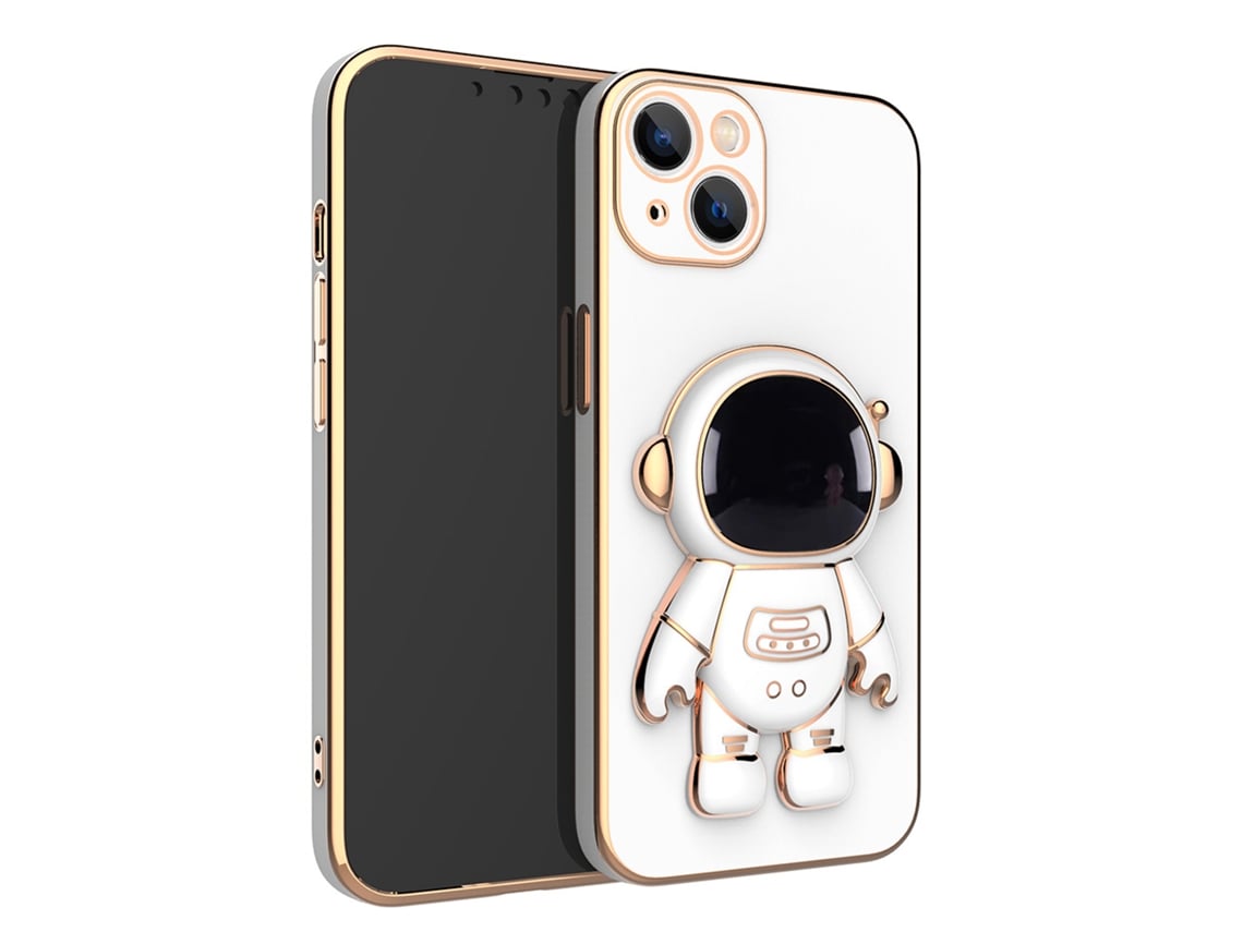 Soporte Plegable (diseño De Astronauta, Color Blanco Piano)