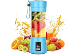 Liquidificador Portátil Smoothies Copo de Liquidificador Pessoal Usb Recarregável Azul GERTIZ
