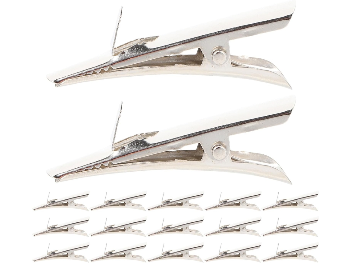 150 Piezas Horquillas Metálicas Forma Cocodrilo Pinzas Resorte Manualidades Accesorios Cabello