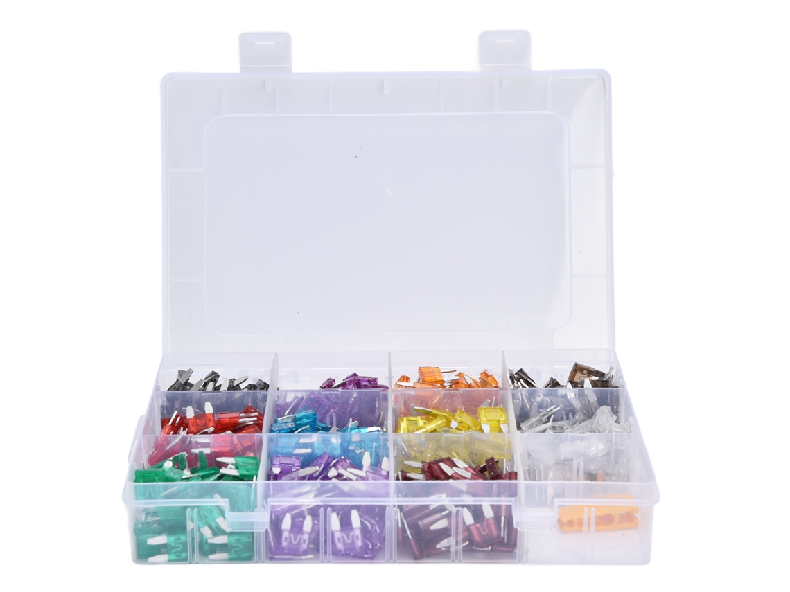 Kit De 528 Cables Con Fusibles De Cuchilla Pequeños Para Automóviles De 2a A 40a Con 11 Tipos De Protección.