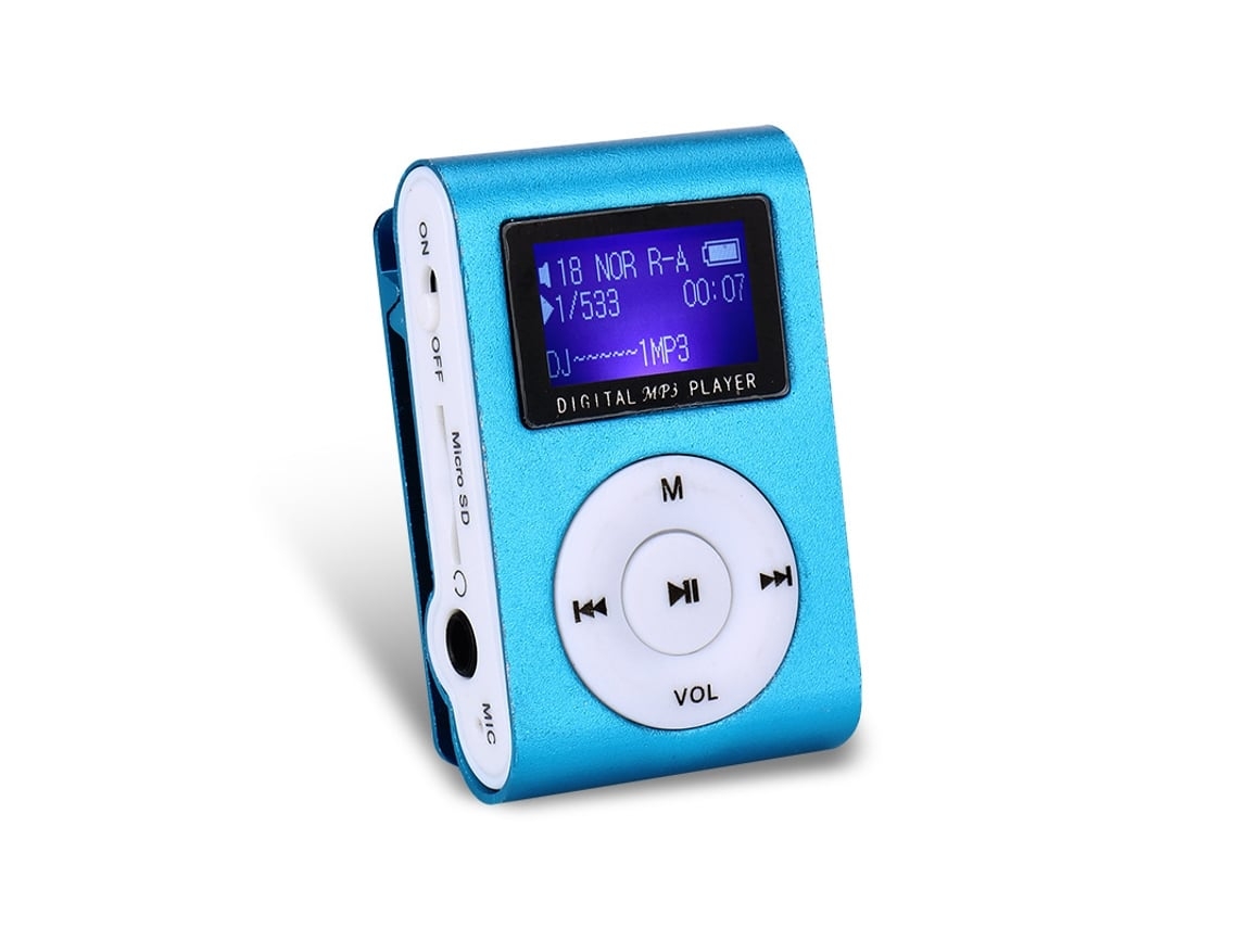 Reproductor MP3 portátil Saisiyiky con pantalla LCD para deportes y actividades al aire libre Facpoet