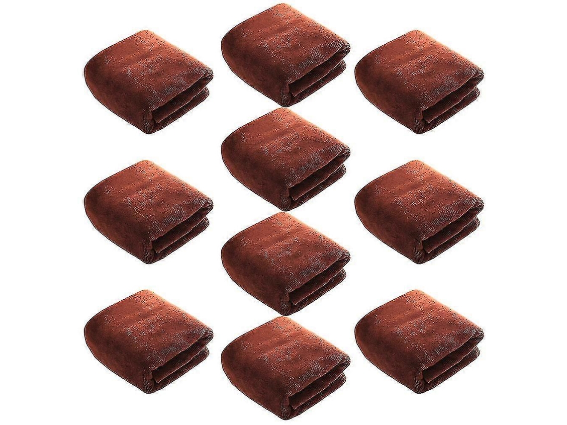 Toallas de peluquería (paquete de 10) de secado rápido para cabello, manos y rostro, para usar en casa, salón, spa y barbería - Rosewell