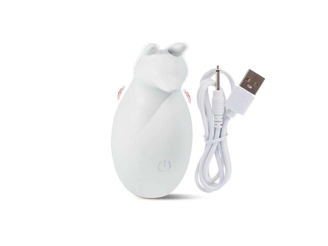 Vibrador Femenino De Masaje De 10 Modos (blanco) Yizhood