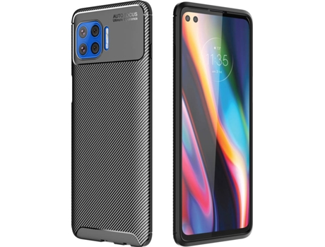 Carcasa Motorola Moto G 5G Plus Rugged Carbon Negro