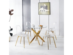Juego De Comedor 1+4 Mesa 4 Sillas