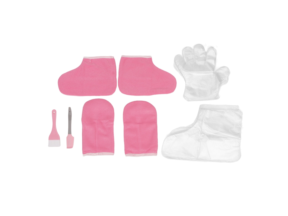 Guantes desechables de parafina rosa Rebe-lineras para manos y pies, para calentar y cuidar.