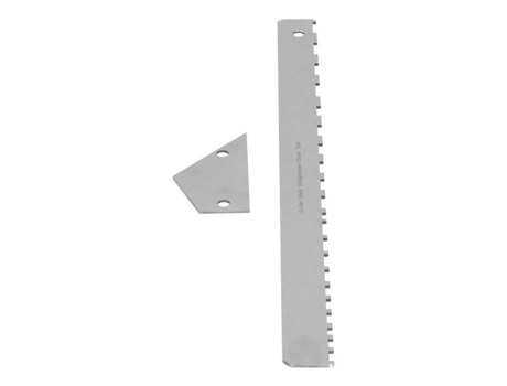 Juego de regla de cuello de guitarra con muescas de borde recto Juego de muescas Juego de palanca de traste de borde recto