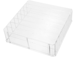Caja De Almacenamiento Con Separadores Desmontables, Organizador De Acrílico Transparente Con Múltiples Rejillas.