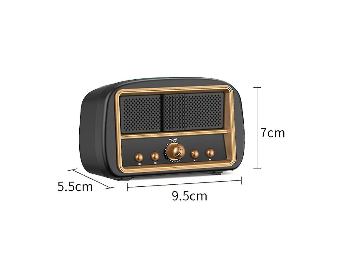 Altavoz Bluetooth retro, altavoces inalámbricos vintage, altavoz recargable Chennnls