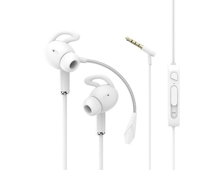Auriculares con Cable AK-P9-2 (In Ear - Micrófono - Blanco)