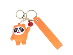 Ats-llavero Mascota Juegos Olímpicos De Invierno 2022 Panda De Silicona Suave Cute Colgante Para Bolso Naranja