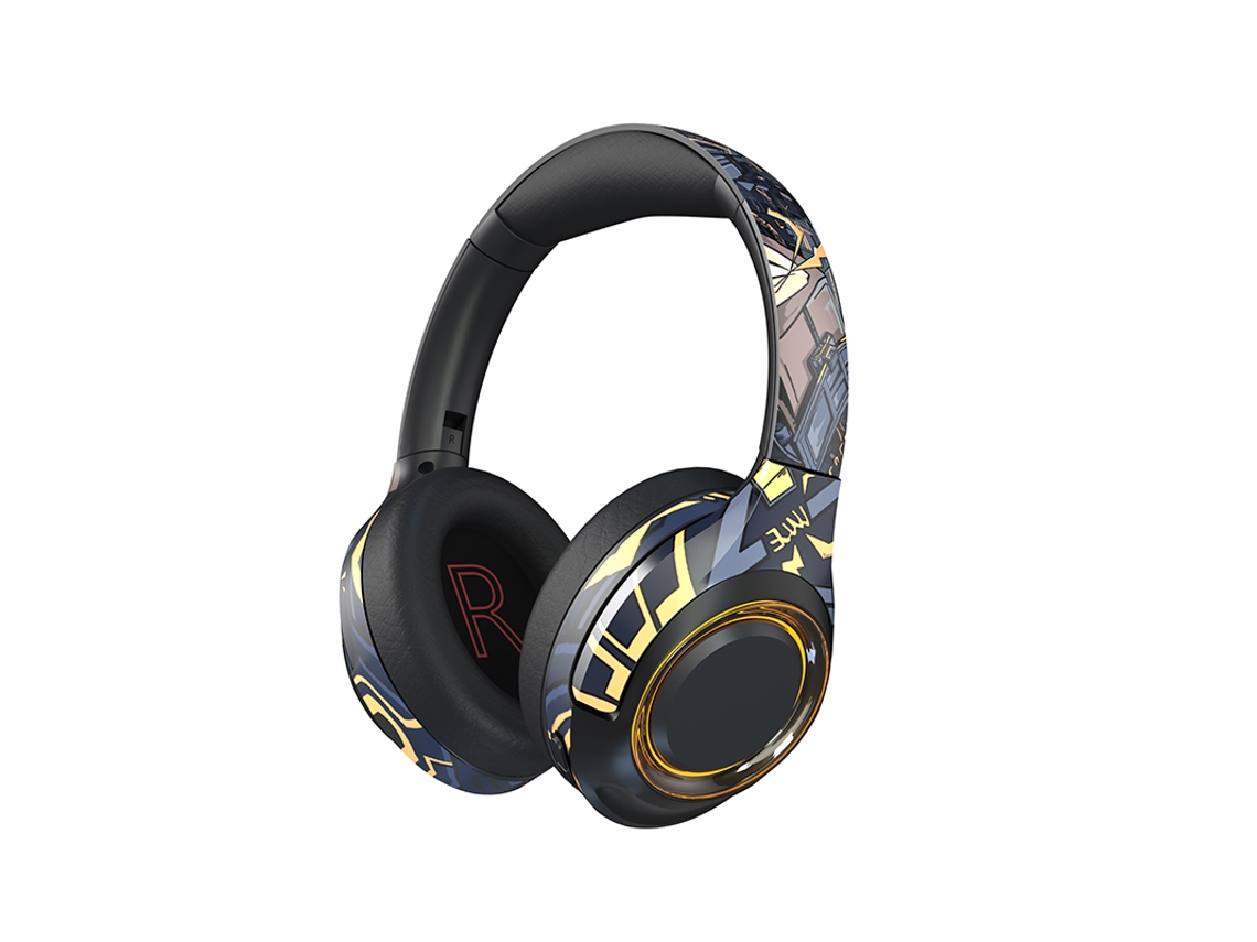 Auriculares Estéreo Inalámbricos Con Micrófono (negros) Y Cable.