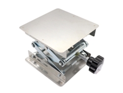 Plataforma De Mesa Elevadora Portátil Pequeña De Acero Inoxidable Para Laboratorios De Química, Biología Y Soldadura.