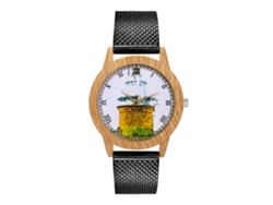 Reloj De Pulsera Moderno Con Correa De Silicona Para Hombre Y Mujer T176-f (negro)