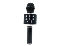 Micrófono De Condensador Integrado Ws858l Con Luces Led Para Karaoke Y Música.