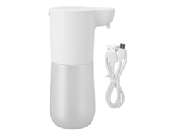 Dispensador de jabón automático sin contacto, recargable con control de volumen ajustable para baño, cocina y alcohol.