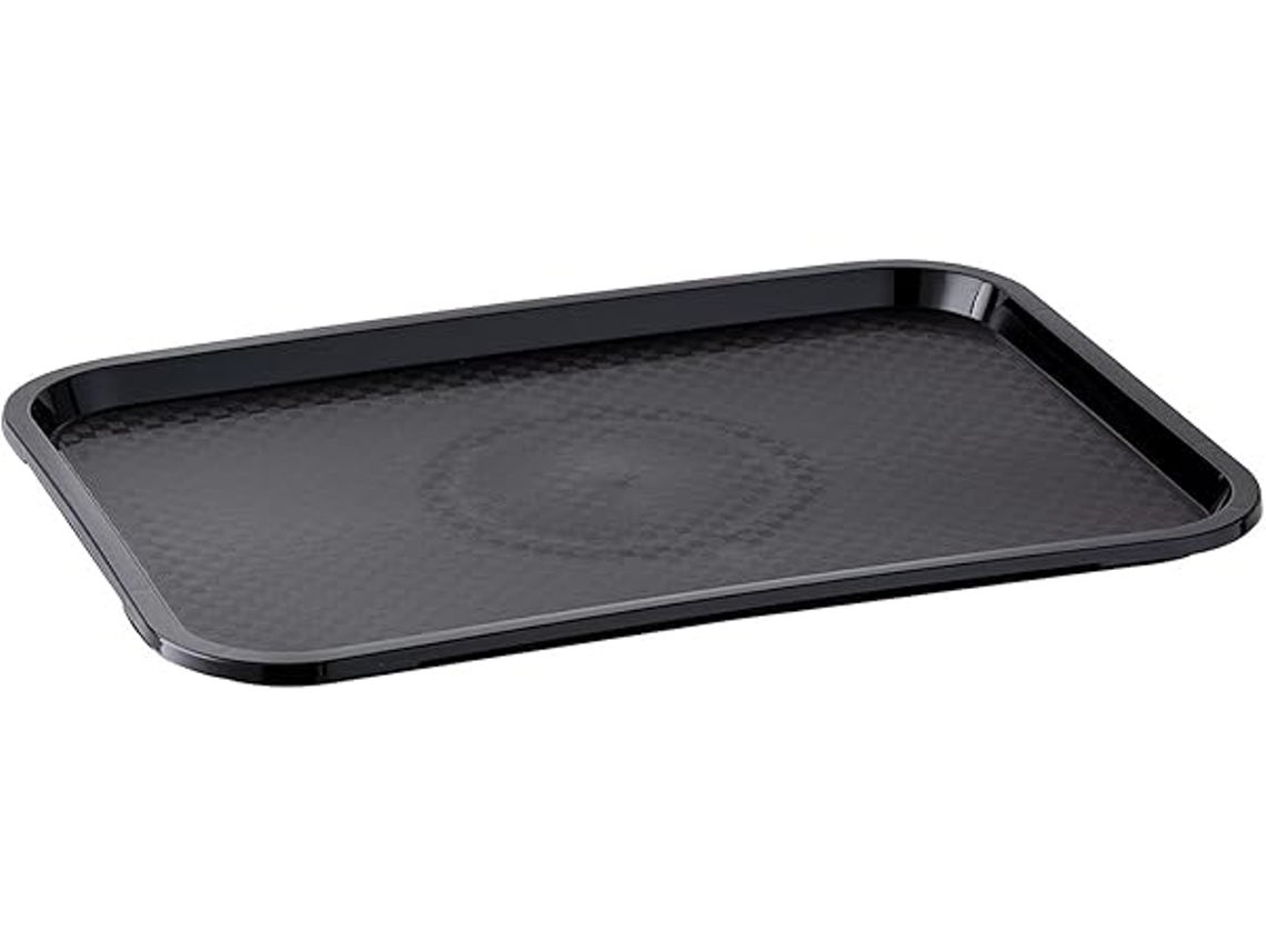 Bandeja de acero inoxidable para comida rápida 35x27x2 cm STELASPLEN