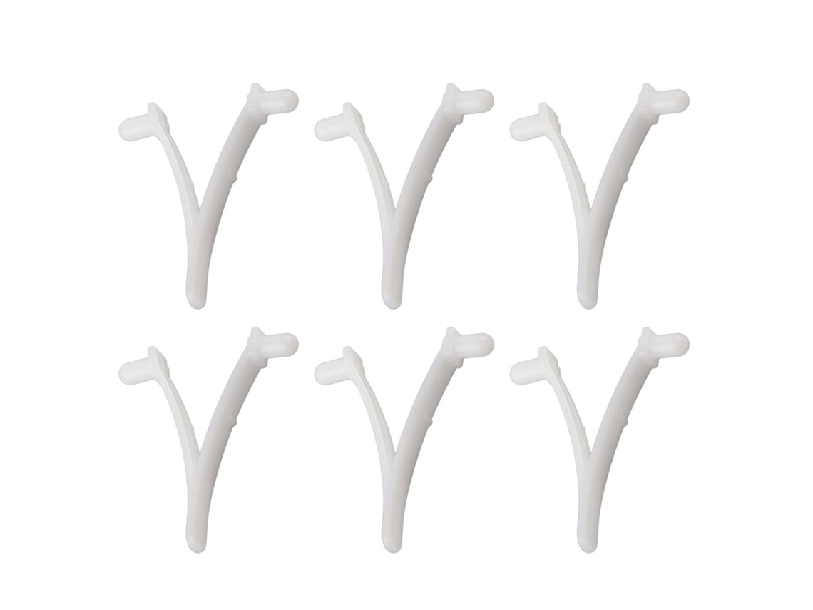 6 Piezas De Ganchos En V Con Forma De Mariposa, Accesorios Para Barrer Piscinas, Recolectores De Hojas Y Cepillos De Aspiradora.