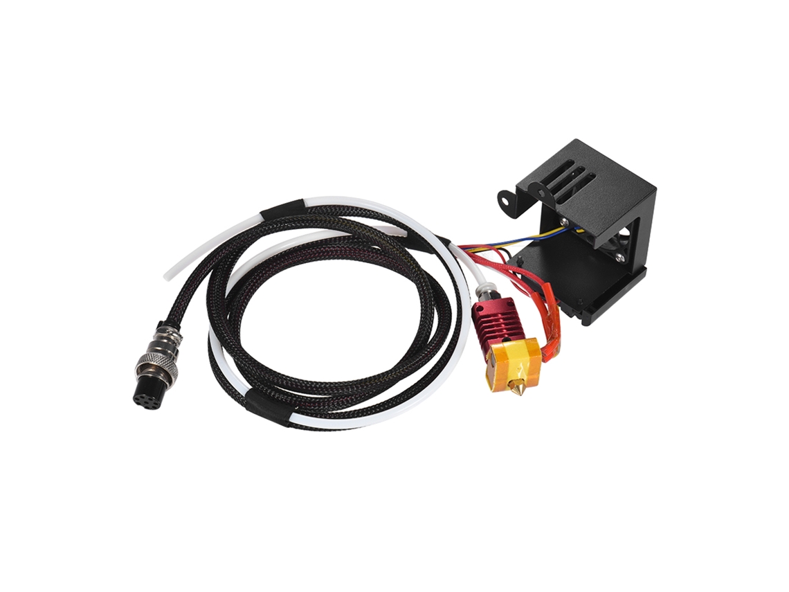 Kit Extruder Para Impresora 3d Cr-10 Con Boquilla 0.4mm, Doble Ventilador Y Accesorios De Cobre