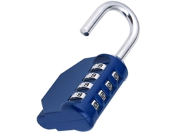 Candado De Combinación De 4 Dígitos Resistente Para Gimnasio Escuela Puertas Cercas Y Almacenamiento Azul