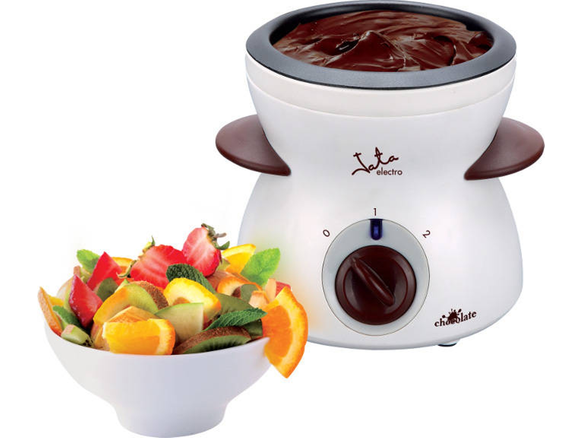 Jata Fc112 4personass fondue gourmet y wok de chocolate con mando 2 posiciones 25 acero inoxidable