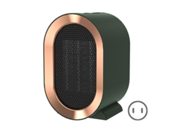 Calefactor Eléctrico Pequeño Para Interiores, Invierno, Multifuncional, Cerámico, Enchufe Europeo, Verde.