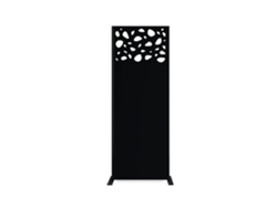 Panel decorativo SUNNY negro H.160cm motivos en la parte superior