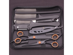 Kit De Tijeras De Peluquería De 9 Piezas Digitallab Naranja