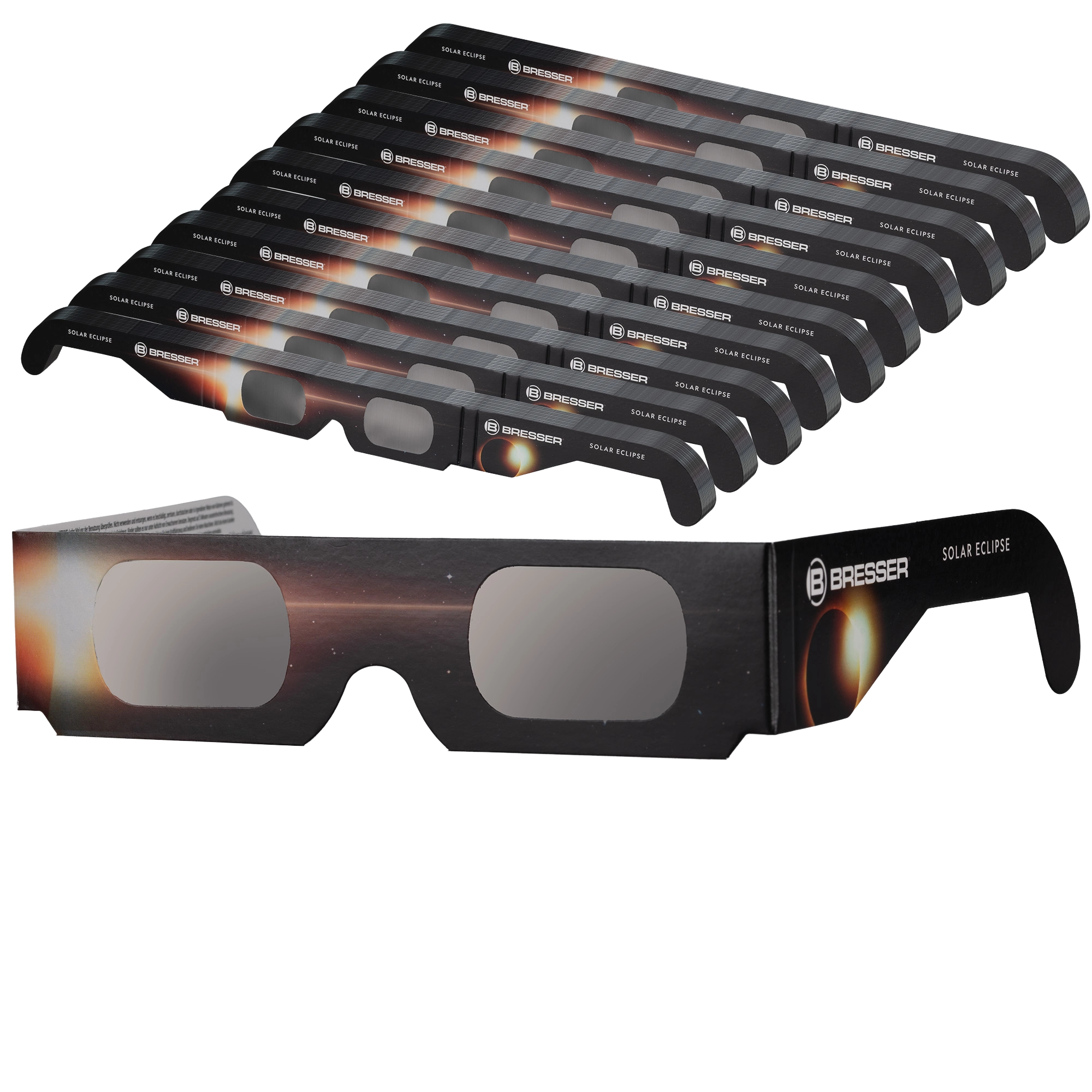 Gafas Para Eclipse Solar - Observación Solar - Certificado Iso (250 Uni)