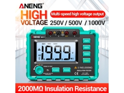 Aneng Mh11 Medidor Digital De Resistencia De Aislamiento De 500 V Y 1000 V Con Pantalla Hd