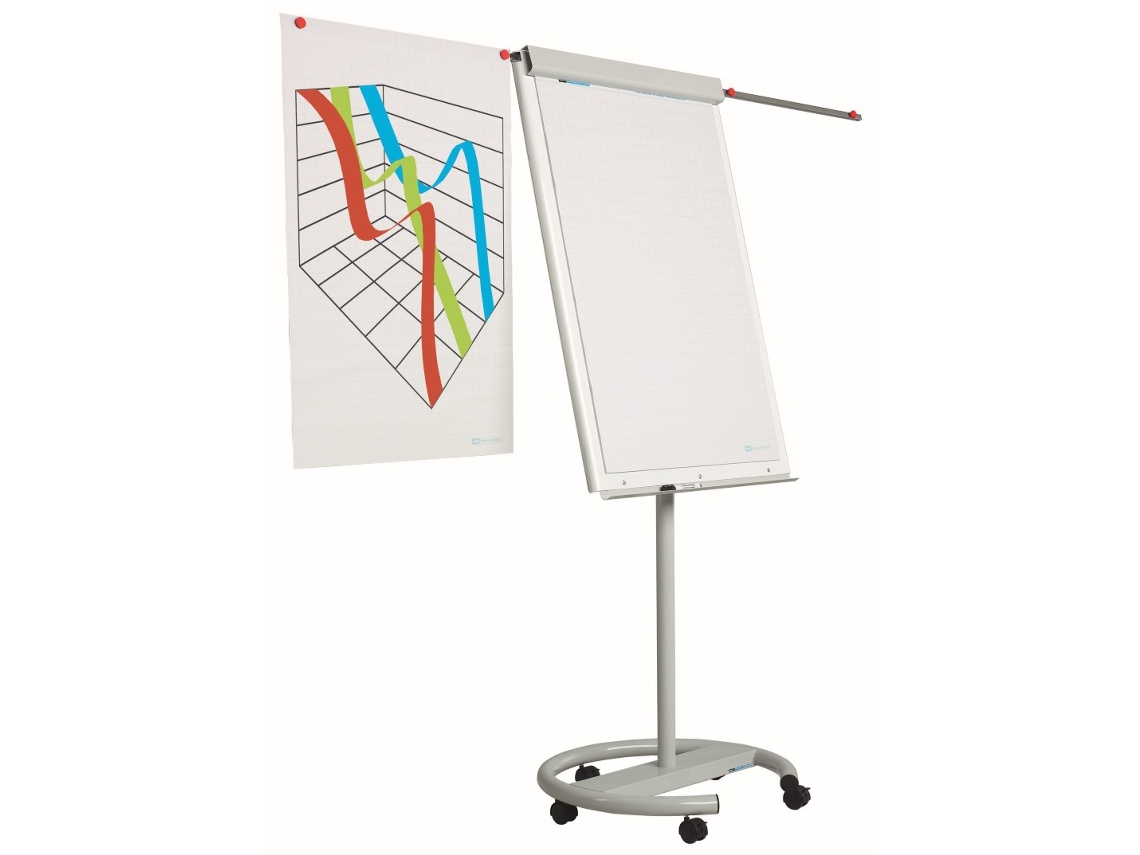 Rotafolio 70x105 cm - Pizarra blanca - Magnético - Móvil